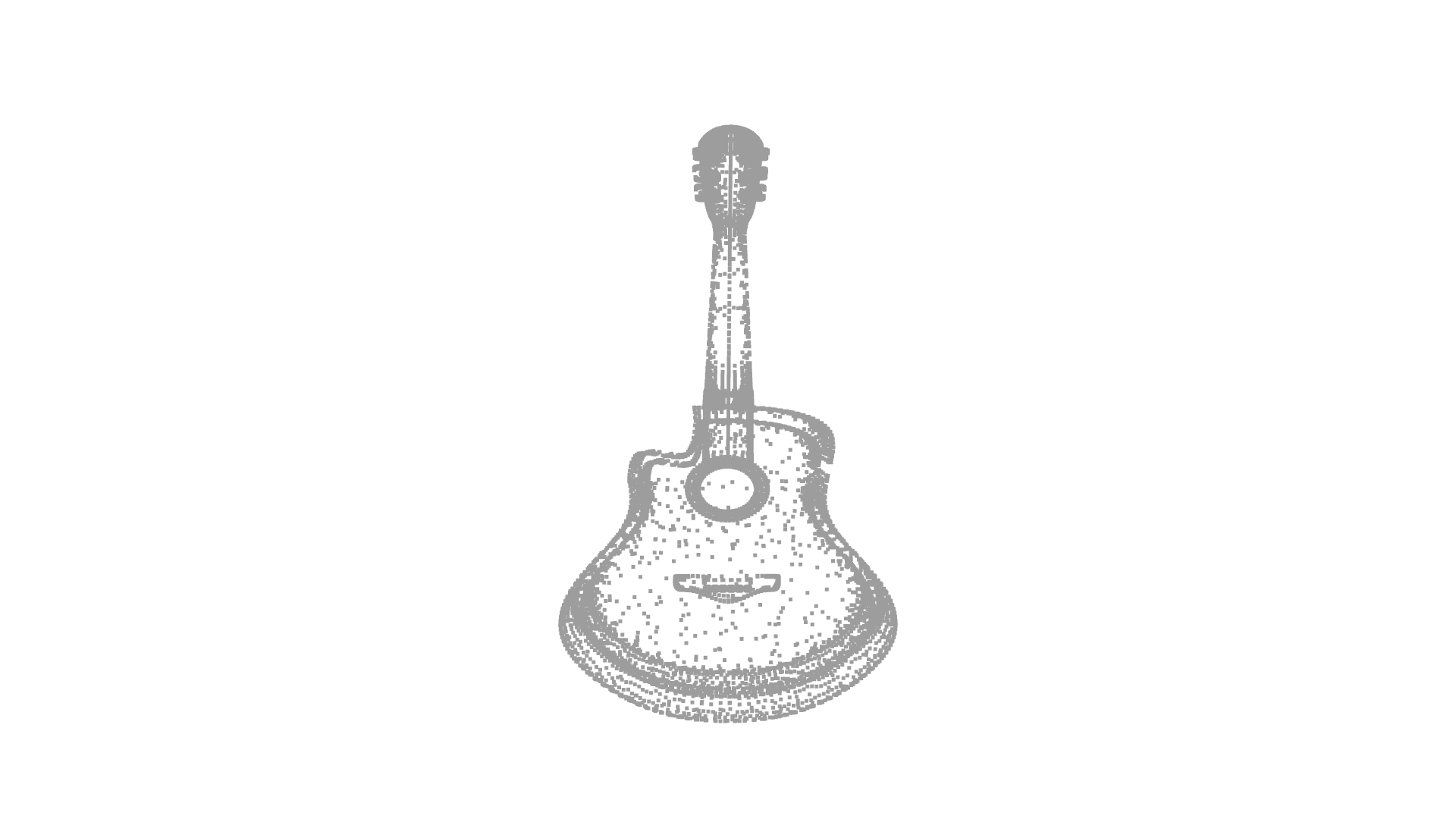 guitar 3d model